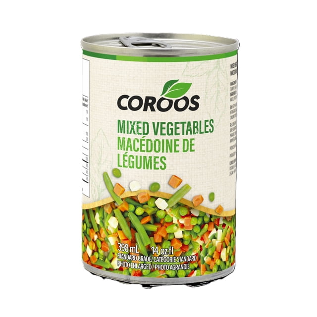 Coroos Canned Mixed Vegetables, 398ml - Walmart.ca
