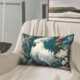 thumbnail image 5 of Pofeuu Tropical Parrot Floral Artwork Print Polyester Microfiber Plush Pillowcases, Super Soft and Cozy Pillow Case Covers with Envelop Closure（Pillow core not included）-20"x30", 5 of 6