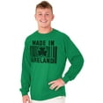 thumbnail image 5 of Made In Ireland St Patricks Day Pride Long Sleeve TShirt Men Women Brisco Brands M, 5 of 6