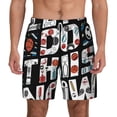 thumbnail image 2 of Picia Geometric Sports Energetic Burst pattern Mens Swim Trunks with Compression Liner Stretch Beach Shorts Quick Dry with Zipper Pockets No-Chafing Board Shorts-3X-Large, 2 of 9