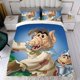 thumbnail image 4 of ALF La Serie Animada Conjunto de sábanas temático, trío de piezas, cómodo y amigable con la piel, diseño único, regalo de decoración para el hogar para familiares, amigos y fans,173cm *218cm, 4 of 6