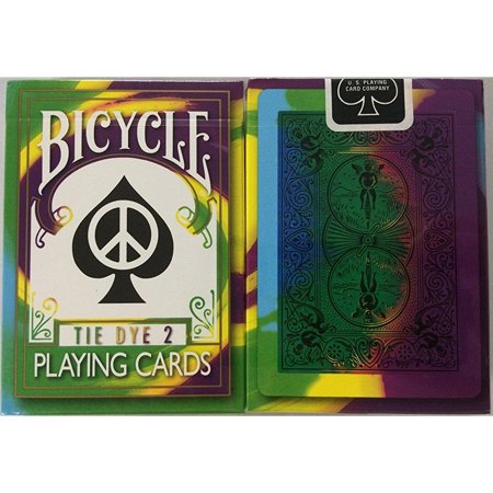 2nd Edition Rare Bicycle Tie Dye 2 Deck Playing Cards Tye Die (Best Bicycle Decks For Magic)