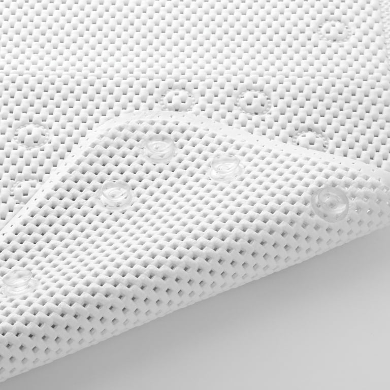 Mainstays Cushioned Foam Bath Mat, 17x36 In, White photo 3