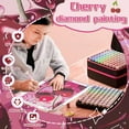thumbnail image 4 of Cherry Diamond Art Kits for Adults,Cherry 5D Diamond Painting Kits for Adults Beginners,DIY Full Round Drill Diamond Dot Painting Gem Art Kits for Adult, Home Wall Decor 12x16inch, 4 of 7