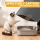 thumbnail image 5 of Tapete para arena de gato Pieviev impermeable 91 x 76 cm gris, 5 of 7