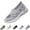 36# Gray, variant on Women's Butterfly Embroidered Loafers, Orthopedic Loafer Sneakers for Women, Wide Fit Comfort Breathable Knit Mesh Slip on Walking Shoes,Green,38