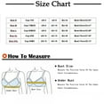 thumbnail image 2 of cfhntfmh Front Closure Bras for Women Fashion Embroidery Scalloped No Underwire Bras Comfort Breathable Adjustable Strap Bras, 2 of 5