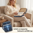 thumbnail image 3 of ZUXONGSY Cross Lion Print Bible Case for Women Large Bible Holder Multifunctional Christian Tote Bag with Handle Handbag for Book Lover, 3 of 7
