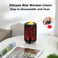 thumbnail image 2 of Leyoue Electric Wax Melt Warmer PTC Heating Plate with 7 Colors LED Changing Light Wax Warmer Fragrance Warmer for Home Office Gifts & Decor(Black Forest), 2 of 6