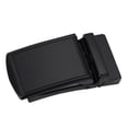thumbnail image 4 of Classic Solid Buckle Automatic Ratchet Leather Belt Buckle, Black, Fits 40mm, 4 of 6