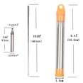 thumbnail image 2 of Collapsible Campfire Tool Stainless Steel Fire Blower Pipe Blowpipe Pocket Bellow Retractable Tube for Picnic Camping Hiking Outdoor Builds Fire Tools, 2 of 5