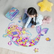 Peaceable Kingdom Shimmery Magical Mermaid Floor Puzzle - Ages 3+