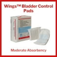 thumbnail image 2 of Cardinal Sure Care Bladder Control Pads, Unisex, Moderate, 4 in x 9 3/4 in, 22 Count, 1 Pack, 2 of 7