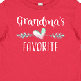 thumbnail image 4 of Inktastic Grandmas Favorite Heart Grandchild Boys or Girls Baby T-Shirt, 4 of 5