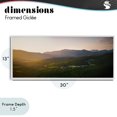 thumbnail image 4 of Stupell Industries Coastal Winding Road Through Forested Mountains White Framed Giclee Art, 30 x 13, by Jonathan Zaharek, 4 of 8