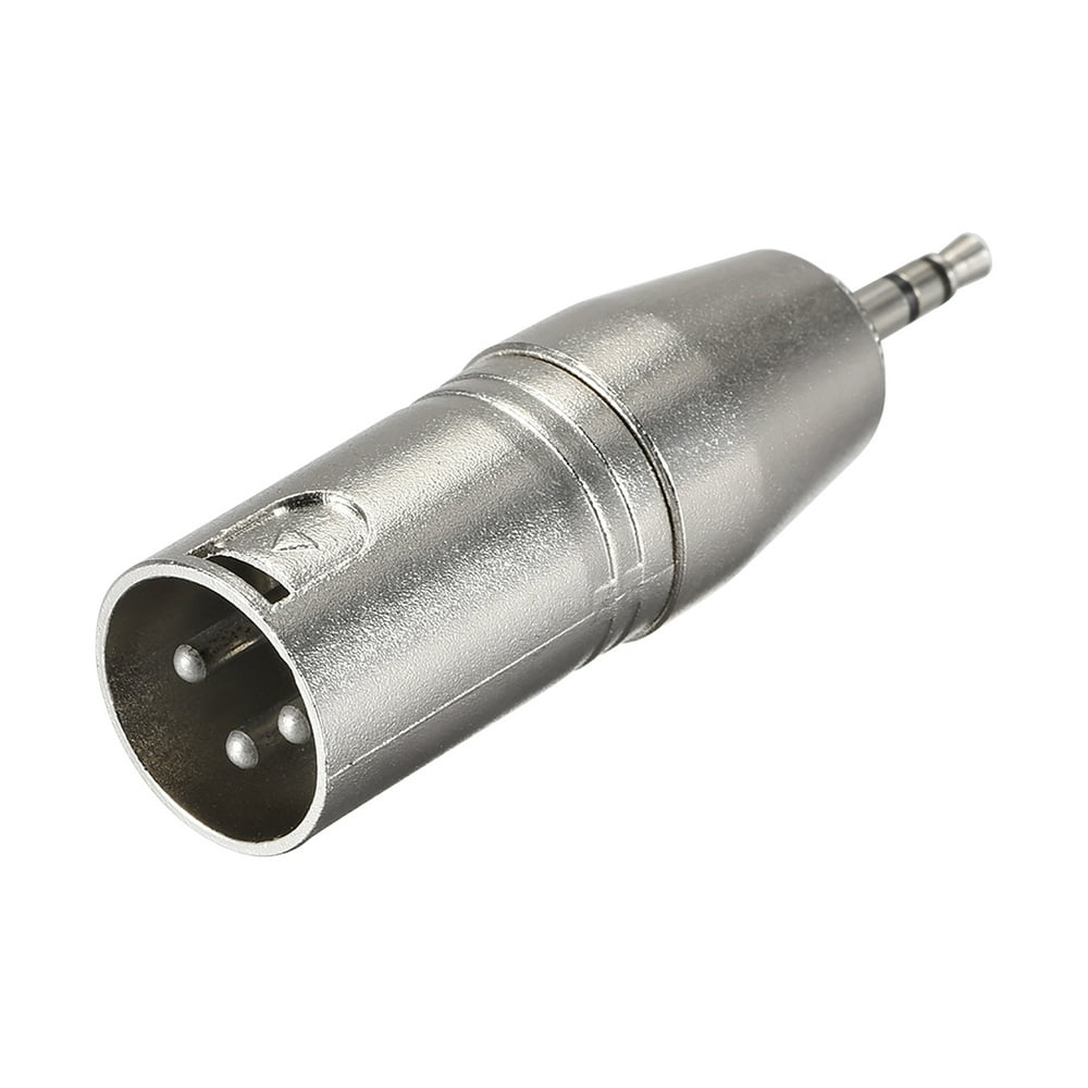 XLR Male to 1/8" Male TRS Adapter,Gender Changer XLRM to 3.5mm Coupler Adapters,Microphones