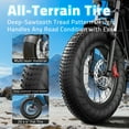 thumbnail image 3 of Youlon Ebikes for Adult/Teens, 2000W Peak Motor, 60*23Ah Long Range Electric Motorcycle with Dual Hydraulic Disc Brakes, 20" Fat Tire All-Terrain for Commuting E-Bicycles, 38MPH Electric Dirt Bike, 3 of 9