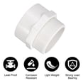 thumbnail image 3 of Uxcell 4Pcs Unión de Accesorios de Tubo Adaptador Macho de 2.5" Conector de Rosca Adaptadores de Drenaje de Fregadero para Conectar Tuberías, Blanco, 3 of 6