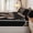 Black Brown Silver, variant on Erosebridal Leopard Print Bow Zipper Twin Comforter Sets with Fitted Sheet and 2 Pillowcases,3D Diamond Print Zipper Bedding Set For Girls,Black Reversible,4pcs