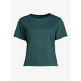 thumbnail image 3 of Free Assembly Women's Crop Box Tee with Short Sleeves, Sizes XS-XXXL, 3 of 7