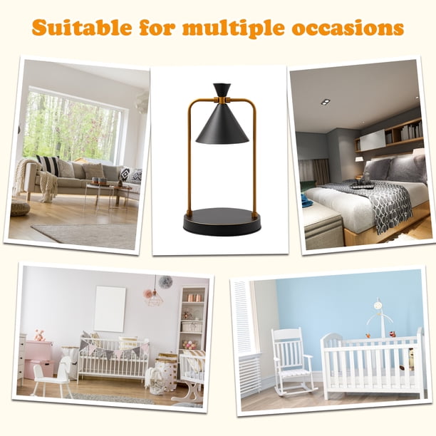 Lámpara de vela de fusión retro Decoraciones de escritorio Difusor de dormitorio de luz ambiental LED Ndcxsfigh Para estrenar