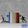 thumbnail image 2 of Handmadetneonsign Basketball Metal Bookends, Sport Player Name Bookend, Table Bookshelf Decor 044773, 2 of 4