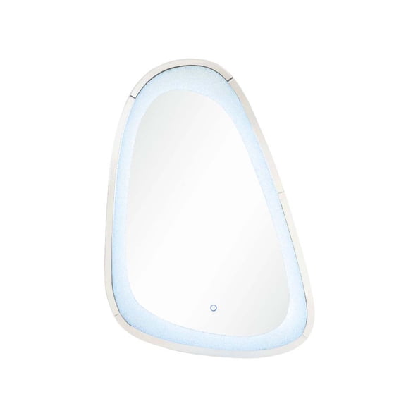 Accent 33"x46" Mirror w/Led, Mirrored & Faux Diamonds
