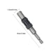 thumbnail image 5 of Sidaley Taladro Hexagonal Vástago Destornillador Varilla de broca Martillo eléctrico Extensor Adaptador Artesano Taller Piezas de repuesto Herramientas de reparación de automóviles con brocas Sidaley VI014506-02, 5 of 6