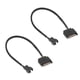 thumbnail image 1 of Cable de extensión de adaptador de corriente de ventilador pequeño de 4 pines SATA de 15 pines a 2 uds. Likrtyny Componentes de Computadoras, 1 of 3