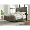 thumbnail image 2 of Martin Svensson Home Napa Solid Wood Gray Queen Panel Bed, 2 of 5