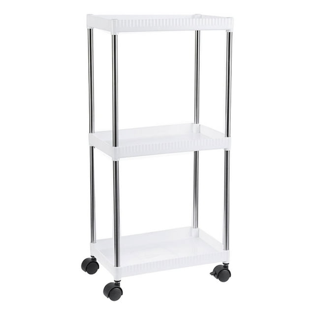 ZheElen Organize Office Supplies Easy To Clean And Versatile Storage Cart Simple Orange