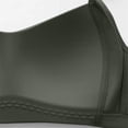 thumbnail image 4 of Alun Bras for Women Integrated Wireless Push up No Underwire Seamless Comfort T Shirt Everyday Bralettes Full Coverage Sides Supportive Pure Color Sports Bra Dark Gray 40, 4 of 5