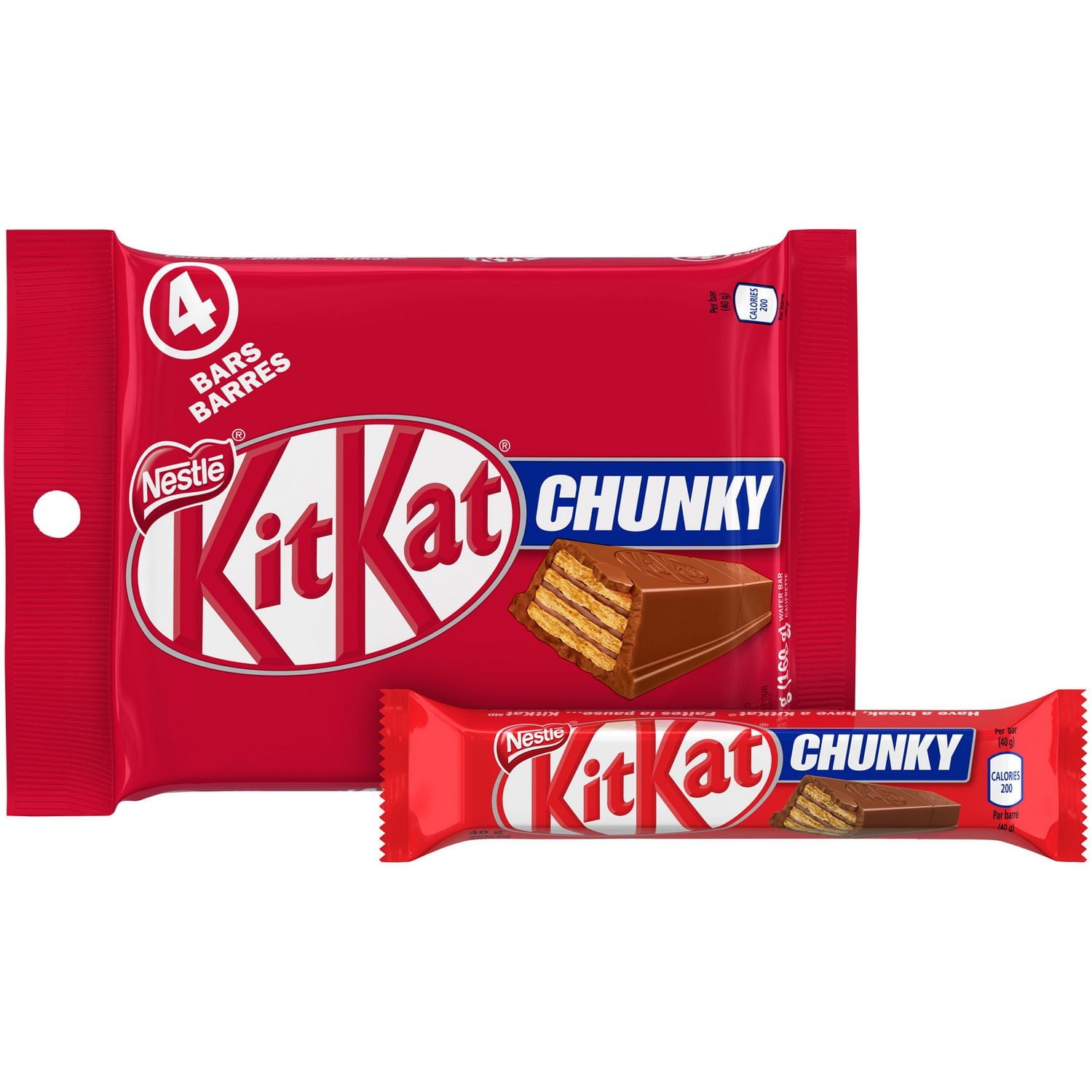 Kit Kat NESTLÉ® KITKAT® Chunky Milk, 4 x 40g
