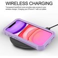 thumbnail image 3 of CellEver Compatible with iPhone 11 Case, Clear Full Body Heavy Duty Protection Shockproof Rugged Transparent Cover with Built-in Clear Screen Protector - Light Purple, 3 of 7