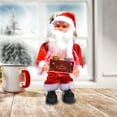 thumbnail image 2 of Boîte Cadeau Poupée Musicale Électrique Père Noël Décoration, 2 of 6