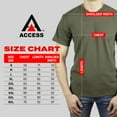thumbnail image 4 of Access Men's Heavyweight Short Sleeve Cotton V-Neck T-Shirt (Pack of 3) (Olive, Medium) AT37, 4 of 8