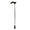 Silver, variant on Sioweci Walking Stick with Ergonomic Handle 2 Section Length Adjustable Stable Anti-Skid Crutch Hiking Cane for Women Men Silver