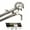 Satin Nickel, variant on Central Design 4742-992 Giro 0.81 in. Double Curtain Rod, 120-170 in. - Black