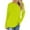 Green, variant on AXXD Red Basic Cute Tops for Women Summer 2024 Trendy Casual Solid Drop Shoulder Long Sleeve Raglan Sleeve Tops Round Neck Loose Shirt With Poket