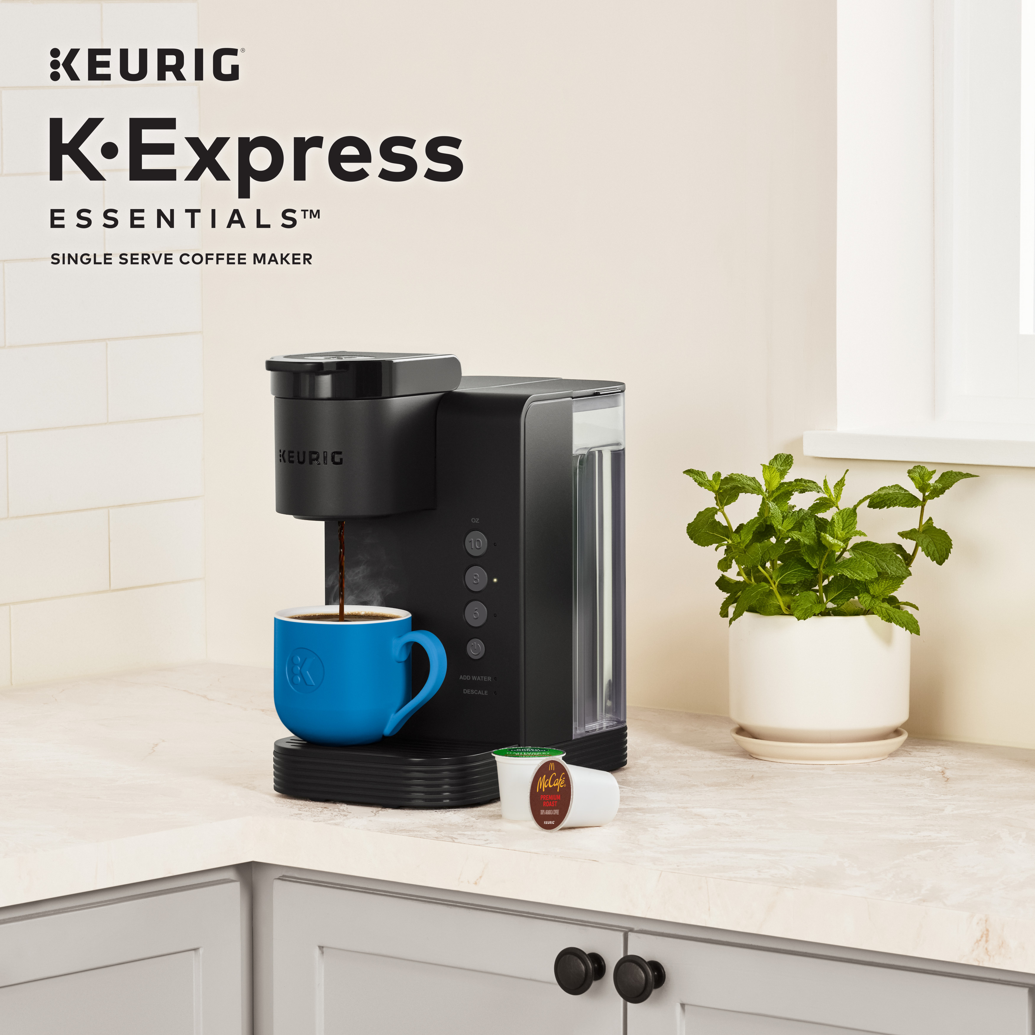 Keurig K-Express Essentials Black, Single Serve K-Cup Pod Coffee Maker - image 4 of 13