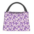 thumbnail image 1 of Fotbe Daisies Flowers Bolsa Térmica Portátil con Estampado, Bolsa de Entrega de Alimentos Aislada, Bolsa Reutilizable de Gran Capacidad para Comidas y Supermercado, 1 of 6