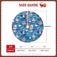 thumbnail image 2 of Fotbe Watercolor Ships Pattern Christmas Tree Skirt, Tree Skirts Plush Christmas Decorations, Christmas Tree Skirts Xmas Decorations Holiday Party Decor-36", 2 of 6