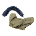 thumbnail image 2 of de perro con cuello elástica, chaqueta de invierno para mascotas S Gloria Abrigo con cuello de piel para mascotas, 2 of 8