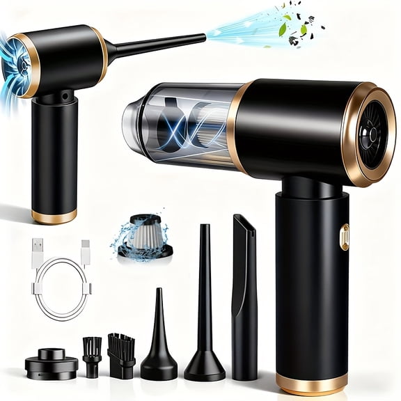 Cordless Handheld Vacuum Cleaner, Powerful Suction Wireless Mini Vacuum for Car, Home, Desk Cleaning, Portable Car Detailing Cleaning Supplies
