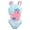 Light Blue, variant on Kids Swimsuits For Girls Cute Boys Bikini 3D Cartoon 1 Piece Sleeveless Summer Beachwear Swimwear Outfits Girls Bathing Suit Size 12M Red