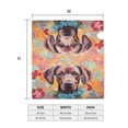 thumbnail image 4 of Balery Painted Flower Puppy Mailbox Cover - Standard Size-21x18 in, 4 of 7