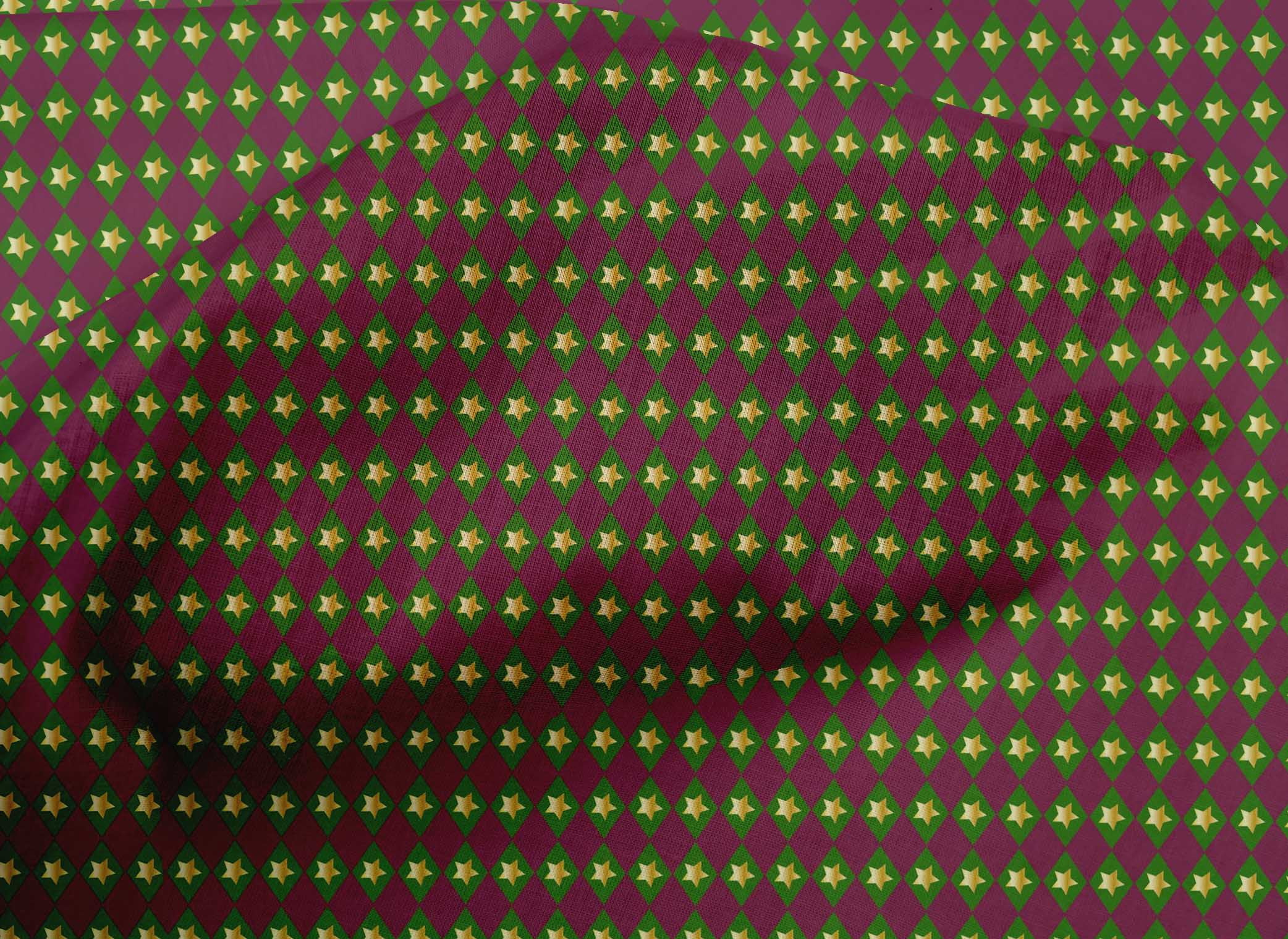 oneOone Cotton Poplin Dark Magenta Fabric Christmas Sewing Craft Projects Fabric Prints By Yard 56 Inch Wide-H0