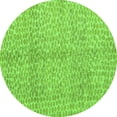 thumbnail image 1 of Ahgly Company Indoor Round Abstract Green Modern Area Rugs, 3' Round, 1 of 4
