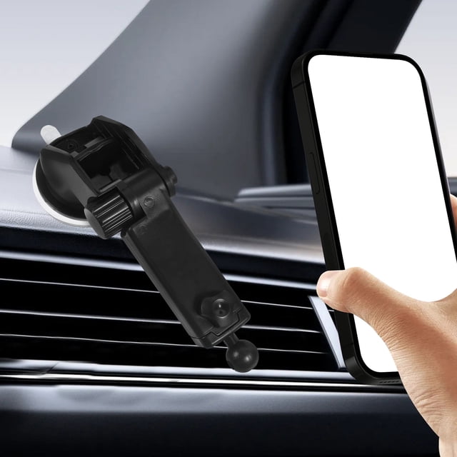 OUNONA Montura Para Cámara De Auto Con Fuerte Y Rotación Total Color Negro