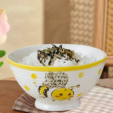 

Dog Maze Bowl Metal Dog Water Bowls Slow Feeder Slow Eating Dog Bowl Large Breed Metal Cartoon Ceramic Bowl Household Hotel Rice Bowl High Face Value Color Painting Under Glaze Color